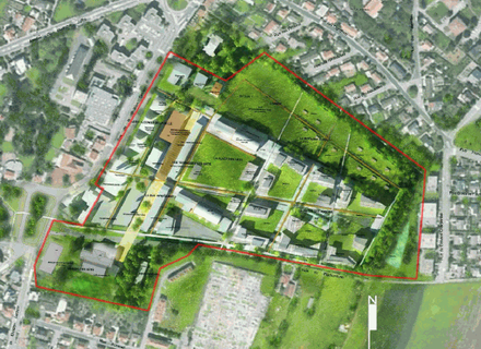 Moselle : mise en oeuvre d'un quartier de logements en extension du centre-ville