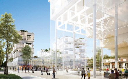 Aulnay-sous-Bois : un immeuble innovant connexe à la future gare du Grand Paris Express