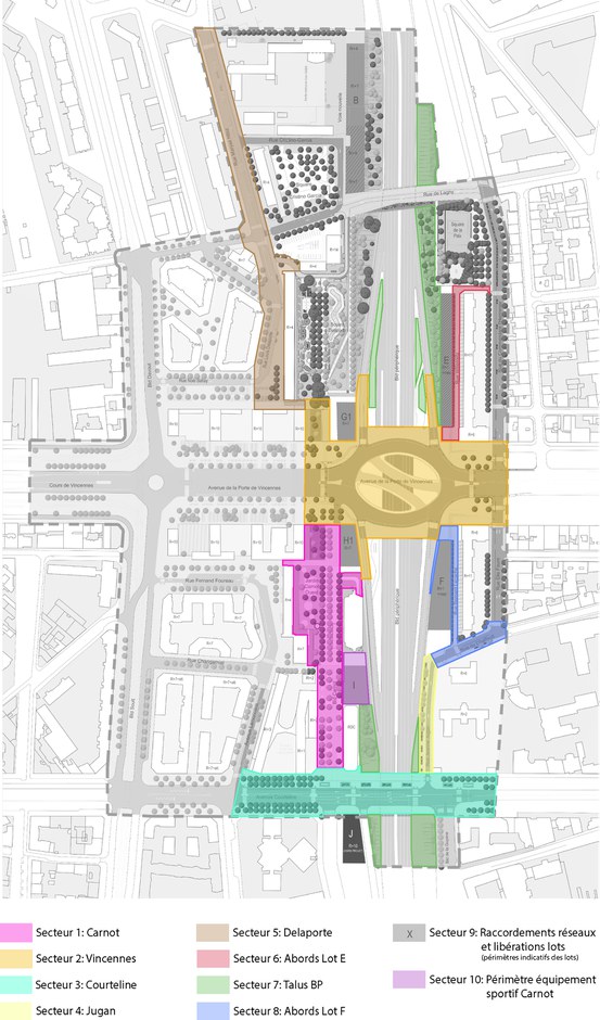 Porte de Vincennes - Semapa - MOE Espaces Publics Phase 2 - Périmètre indicatif sectorisé.jpg