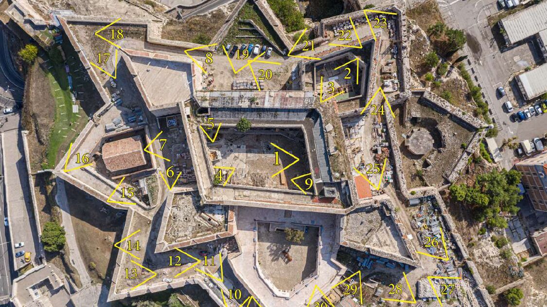 Vue aérienne du Fort Saint-Nicolas à Marseille