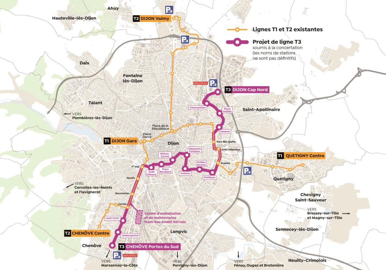 Dijon Ligne T3