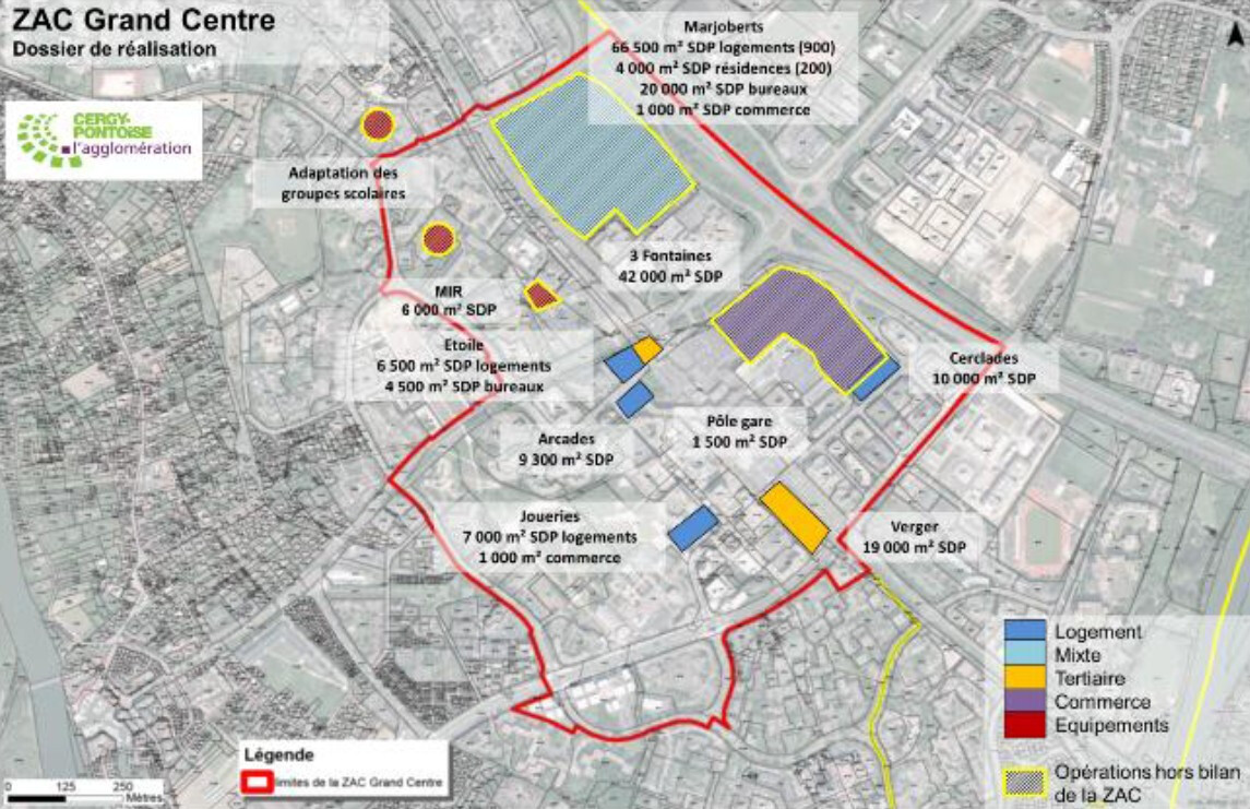 Cergy   ZAC Grand Centre