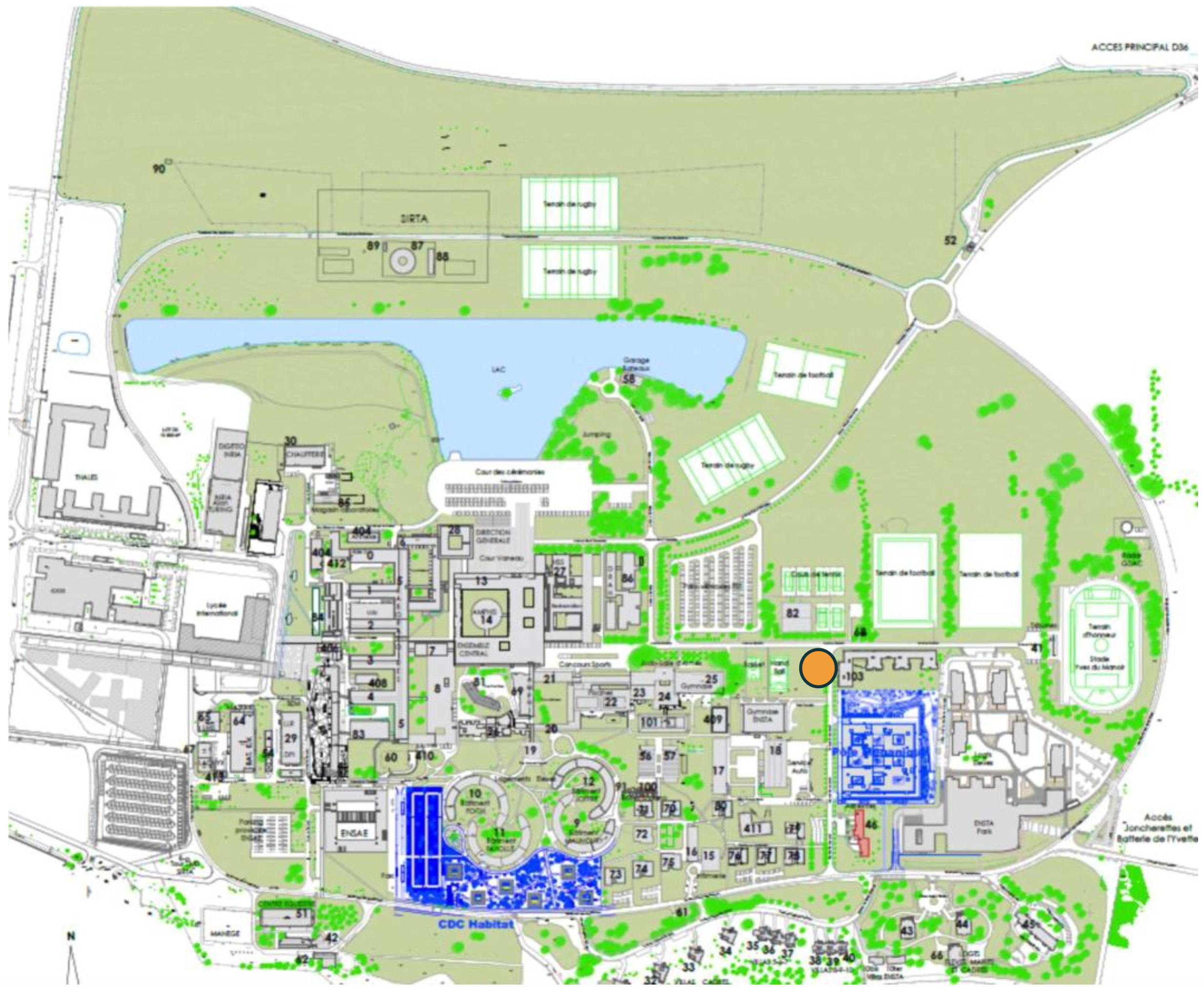 Palaiseau bâtiment démonstrateur Ecole Polytechnique