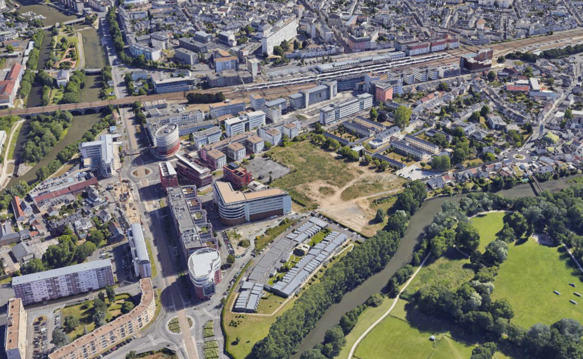 Novaxud   Nouveau Campus   Vue aérienne