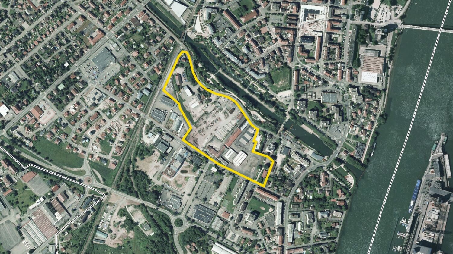 Huningue   ZAC du Canal   Périmètre