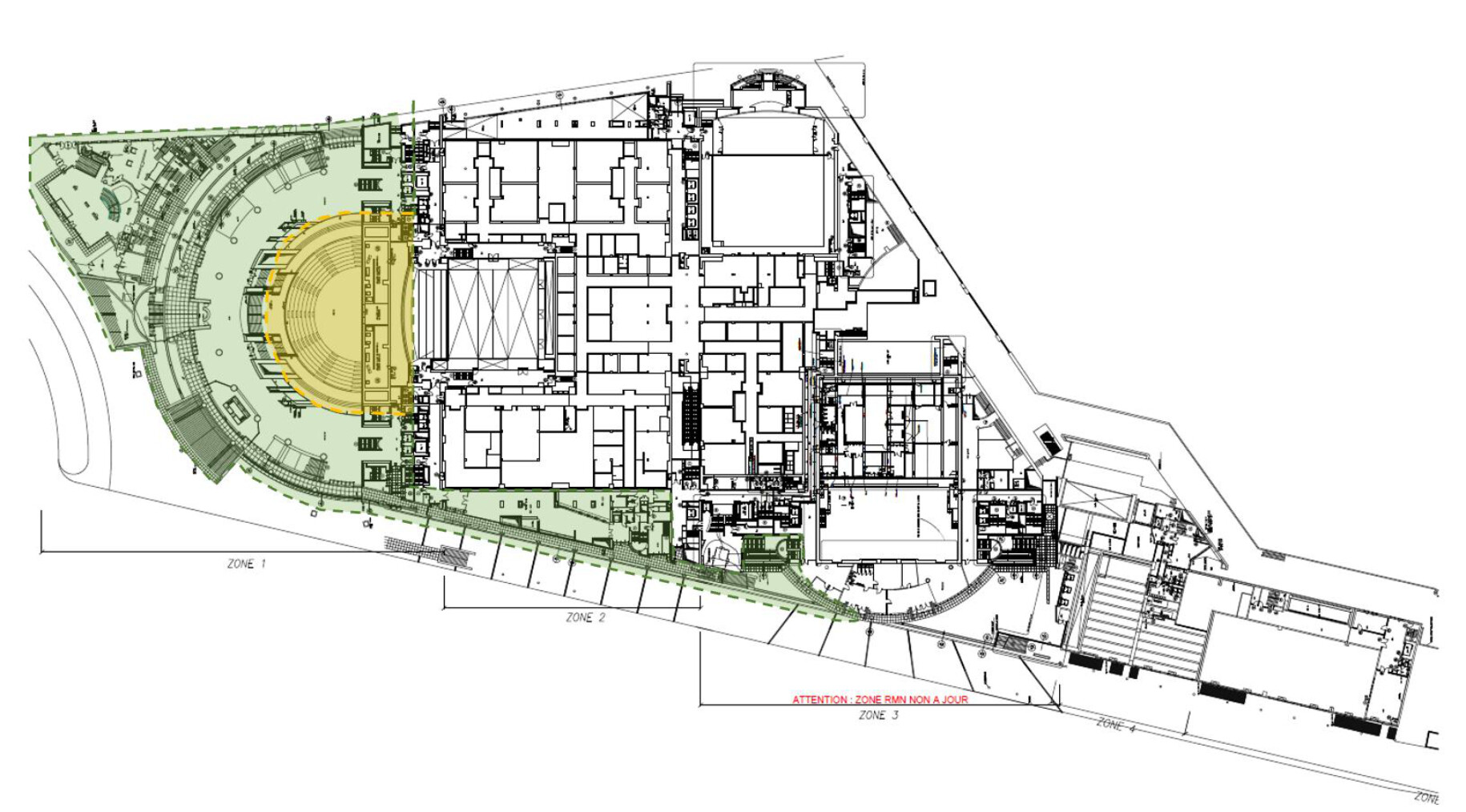 Opéra Bastille espaces d'accueil du public