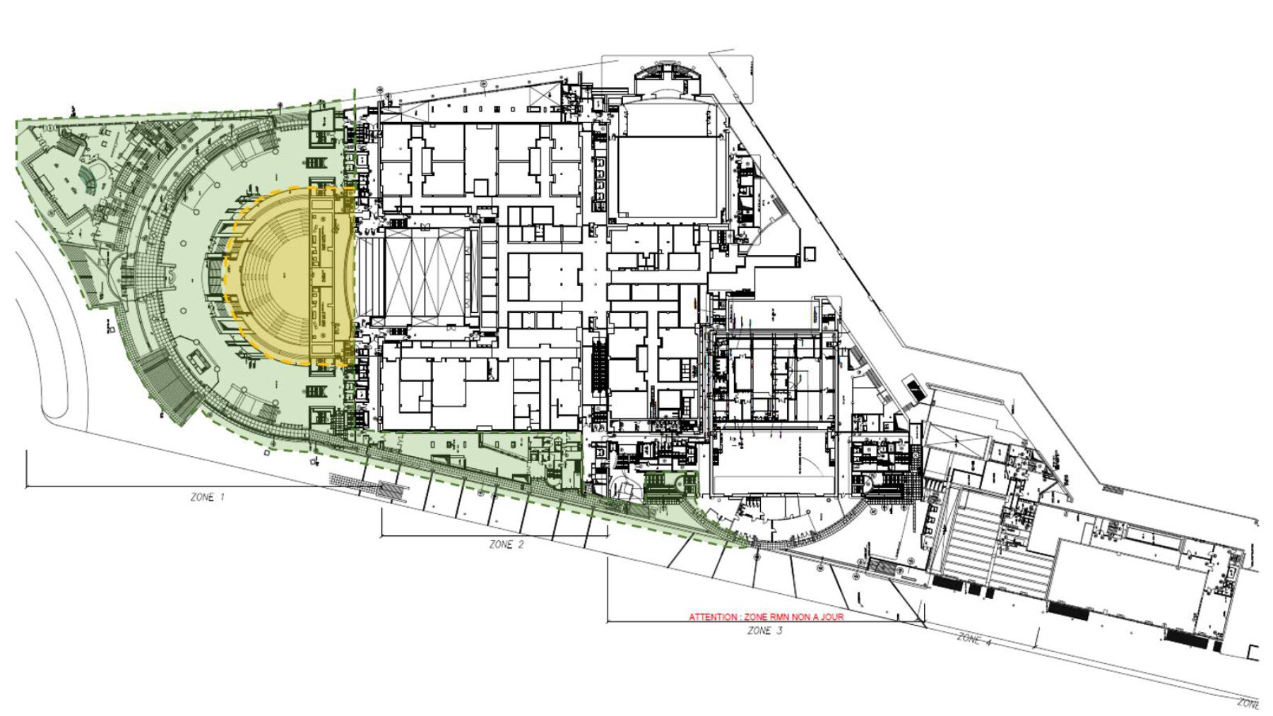 Opéra Bastille espaces d'accueil du public