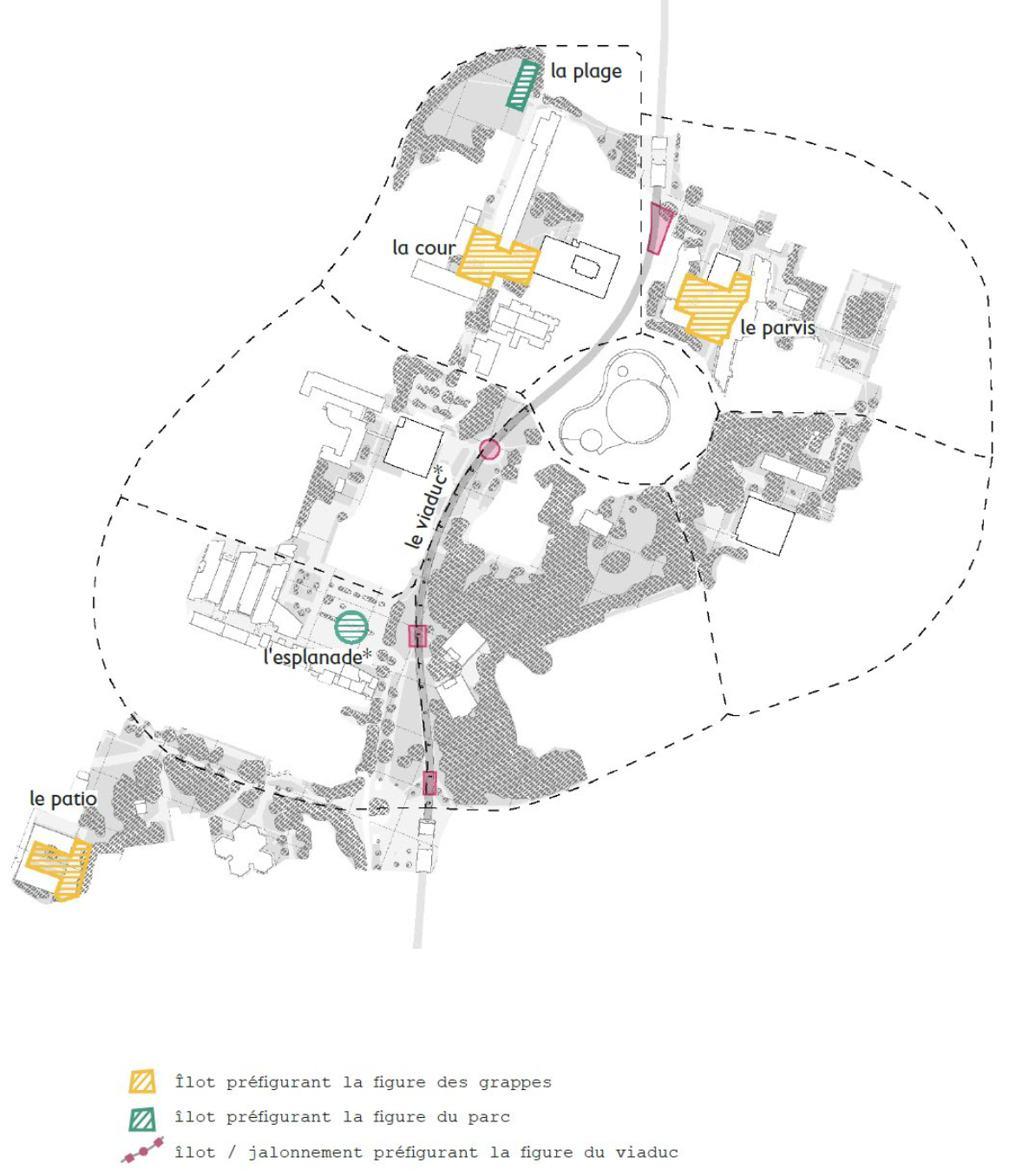 Villeneuve d'Ascq Ecocampus Ilots Préfiguration
