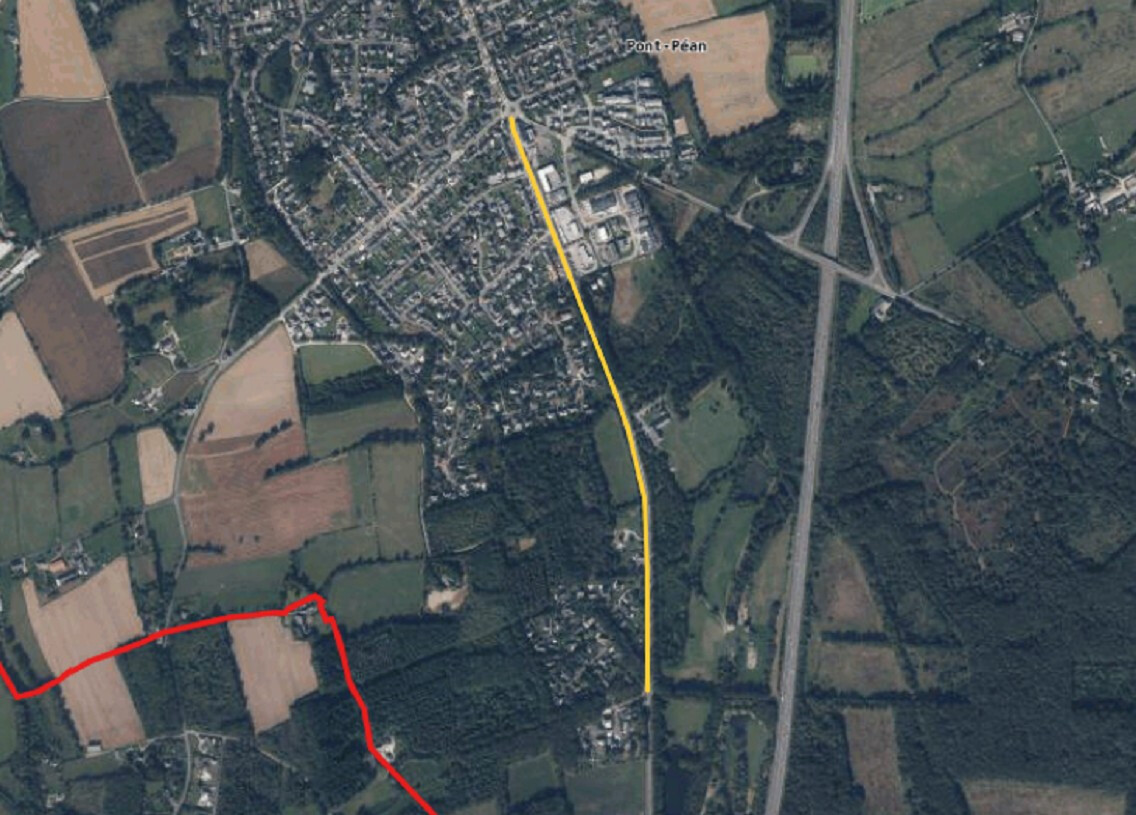Pont Péan   Route de Nantes