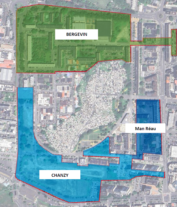 Guadeloupe   Pointe a Pitre   quartiers Bergevin et Chanzy   MOE (1)