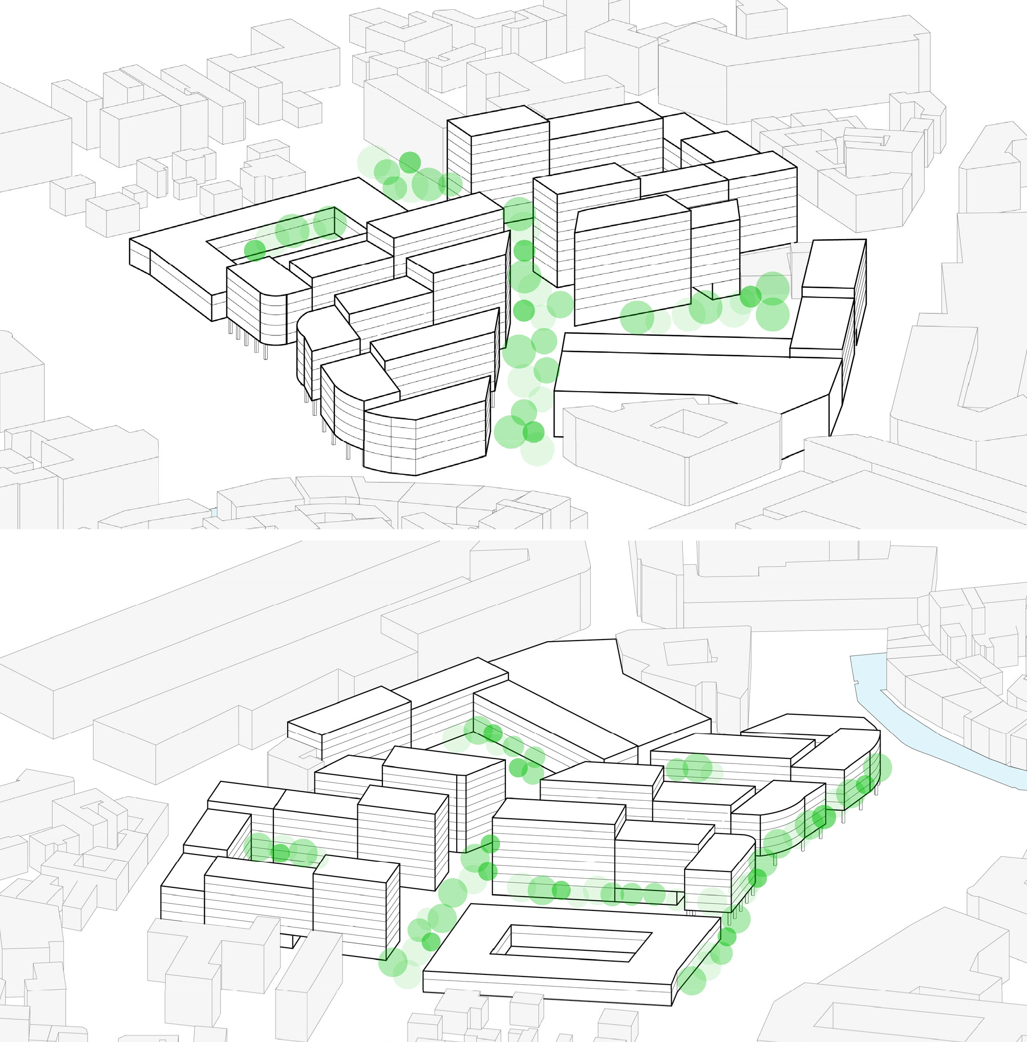 Corbeil Essonnes site de projet Helio massing
