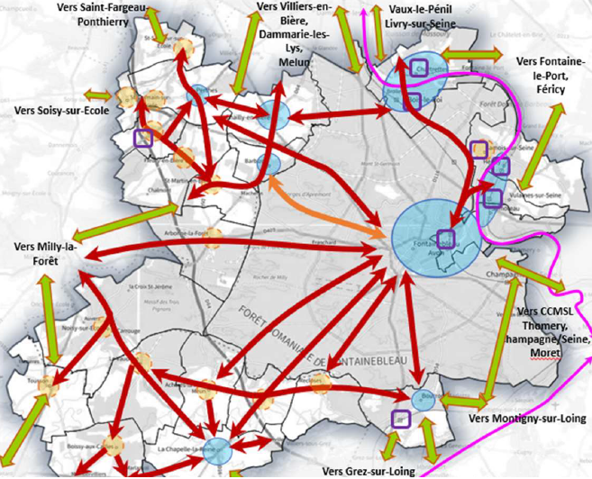 Fontainebleau   schema directeur cyclable
