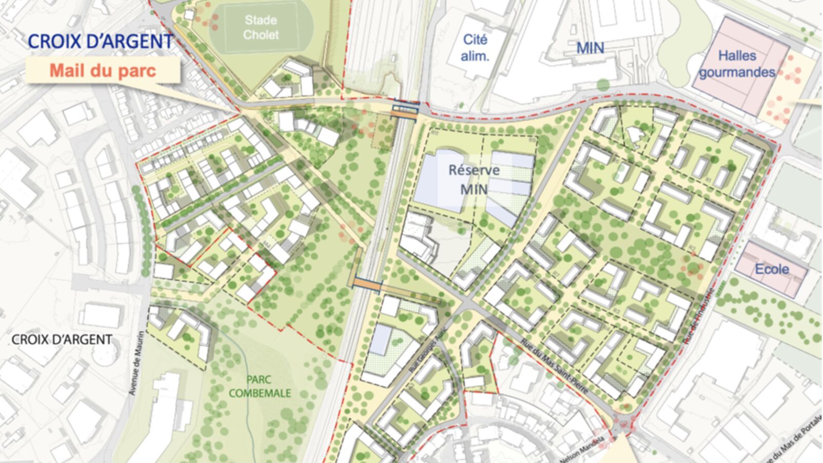 Plan Masse ZAC Montpellier Sud