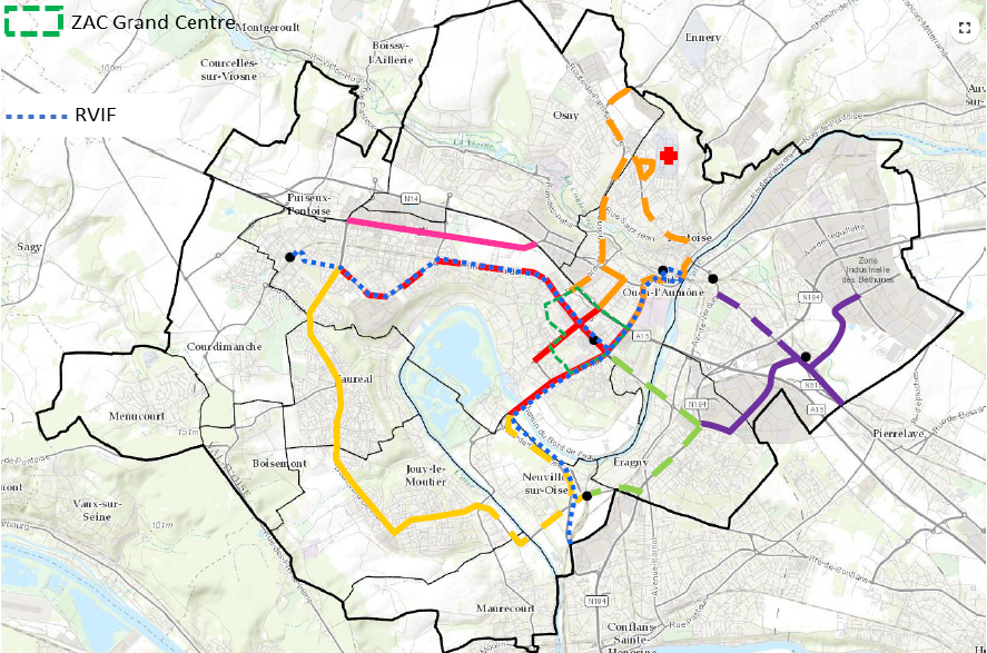 Cergy Pontoise périmètre