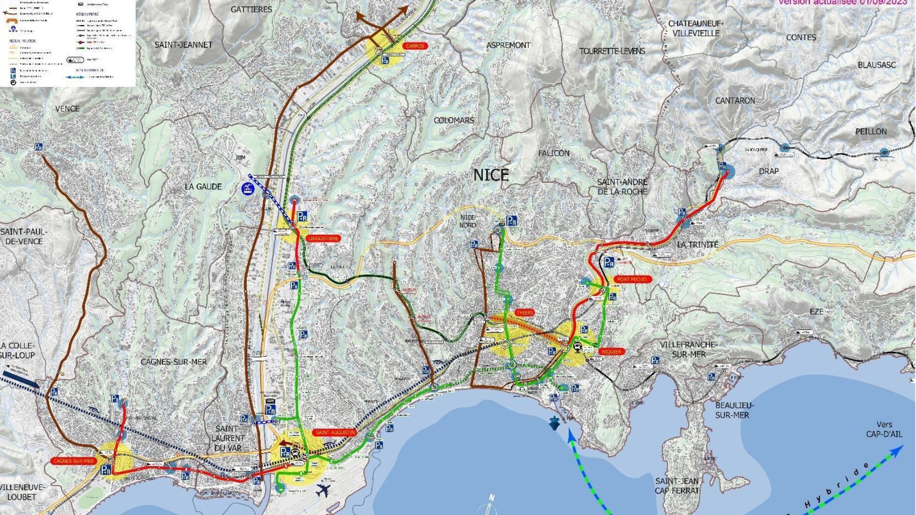 Nice schéma directeur réseau de transports