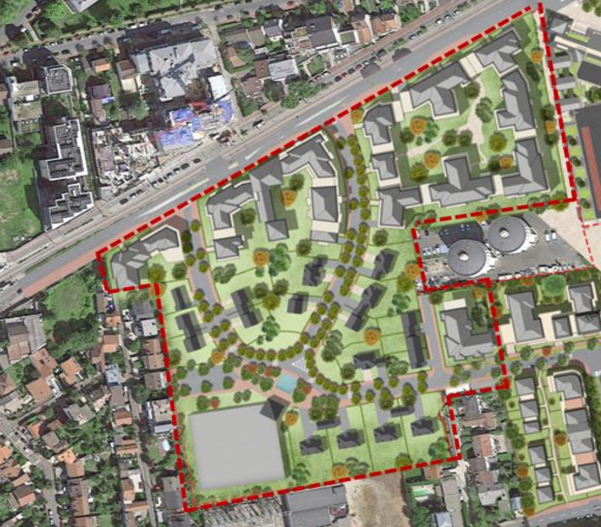 Clamart   ZAC du Panorama 2   Plan masse