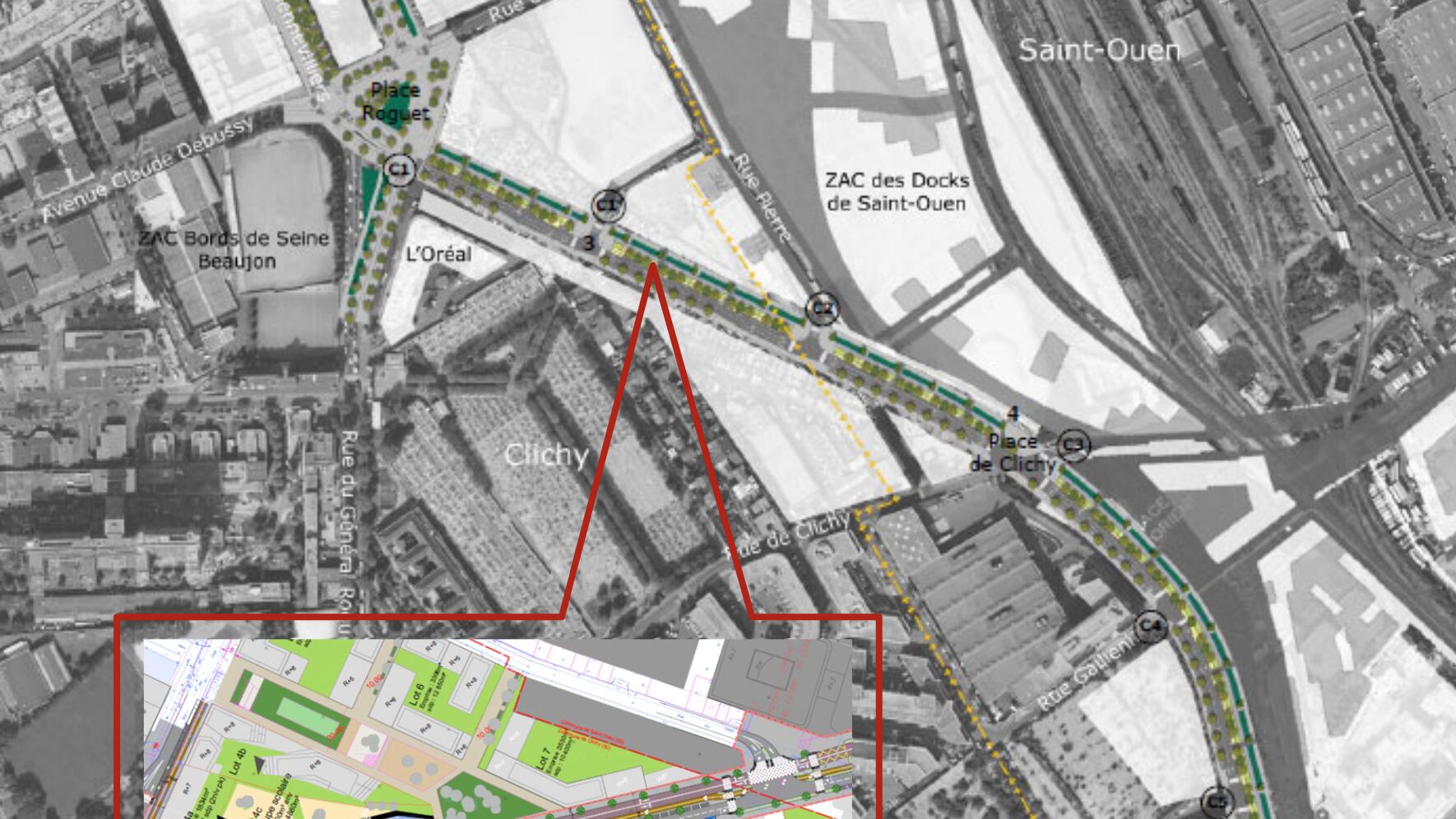 Clichy Saint Ouen avenue de la Liberté