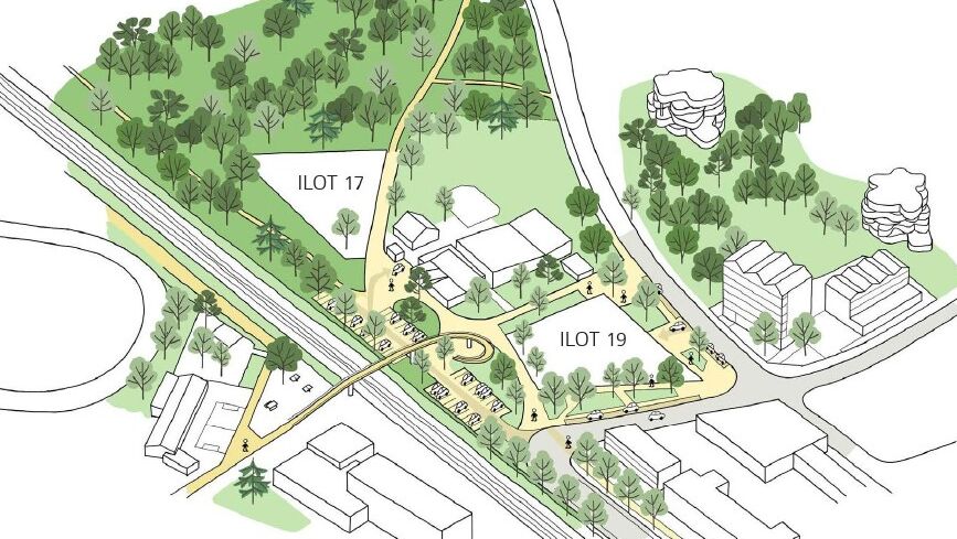 Angers   Monplaisir   Îlots 17 et 19   Plan directeur