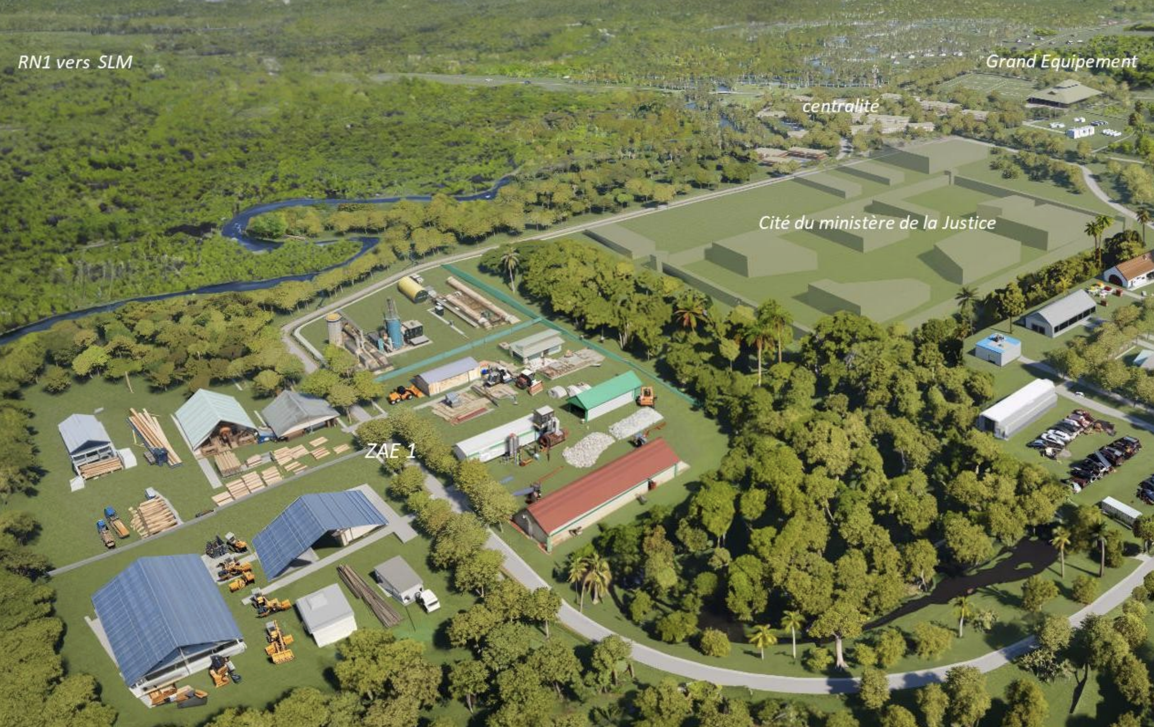 ZAC Margot scénario d'aménagement