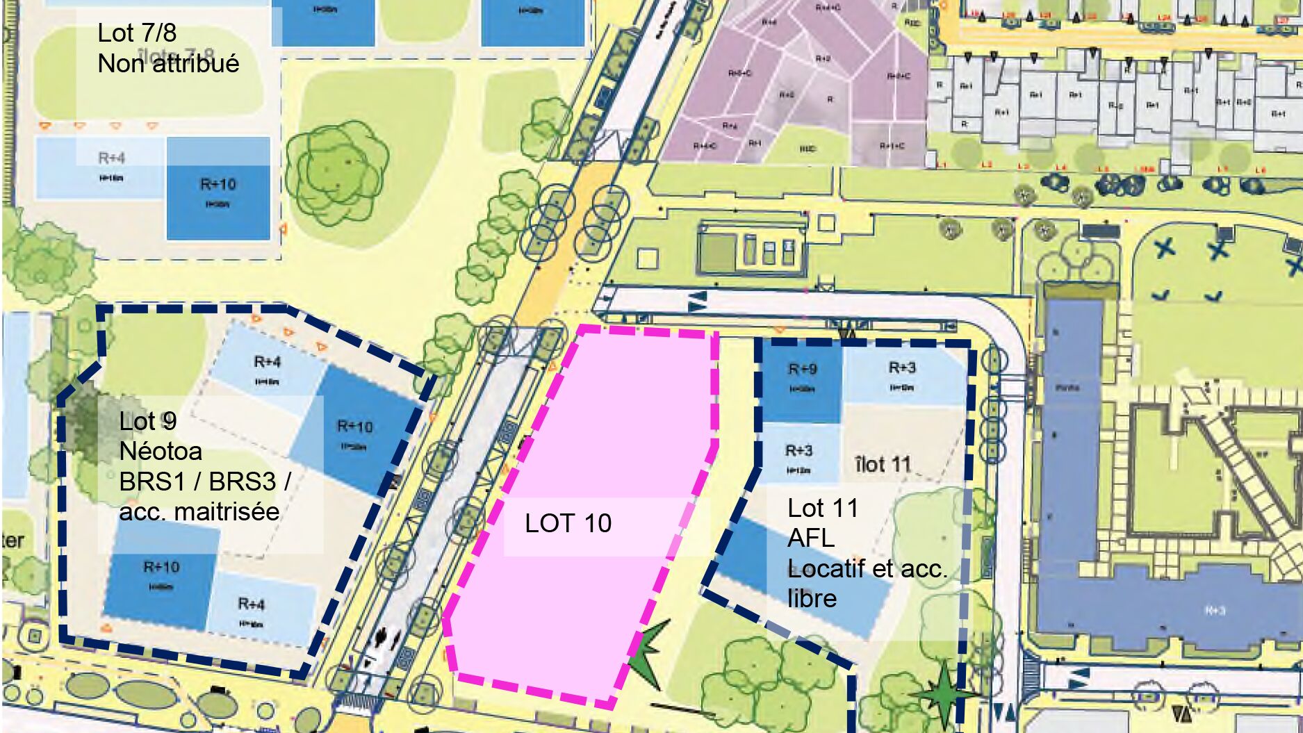 Rennes ZAC Maurepas Gayeulles lot 10