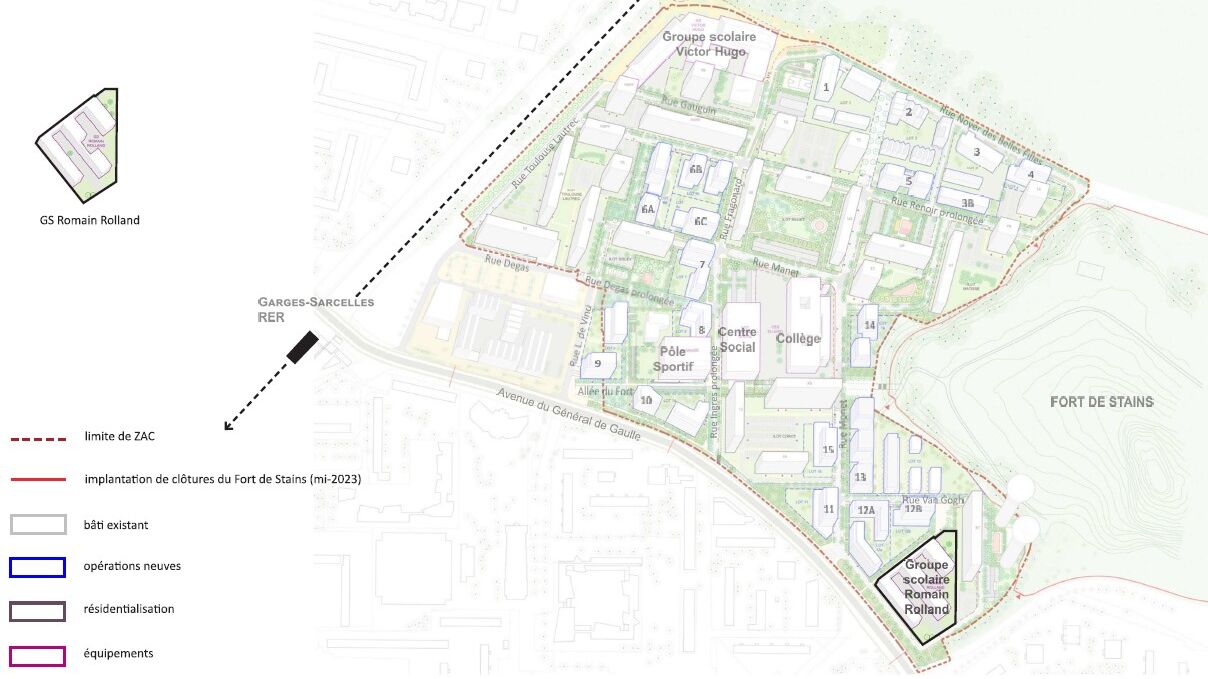Garges lès Gonesse   Groupe scolaire Romain Rolland