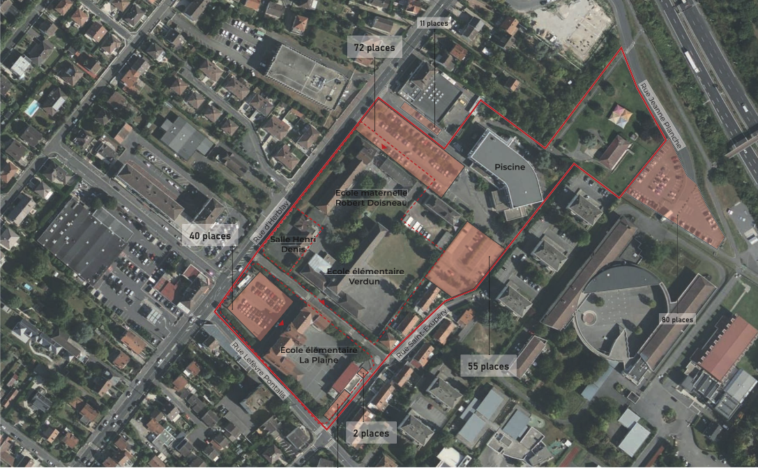 Périmètre Groupe scolaire Verdun Plaine