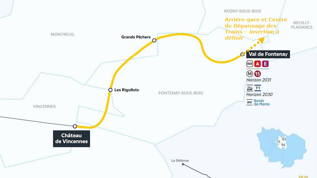 Prolongement ligne 1 métro