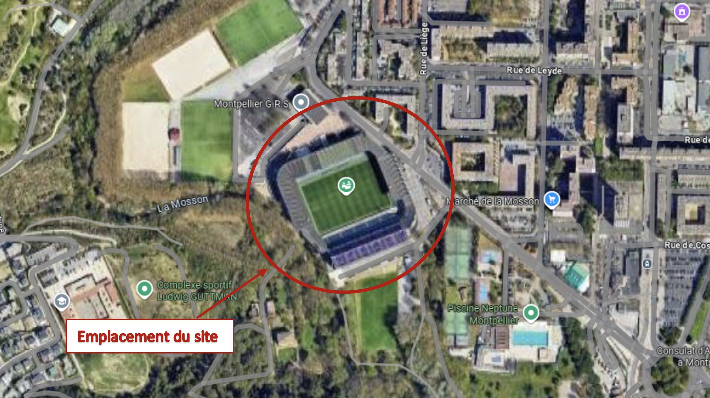 Stade Mosson Montpellier