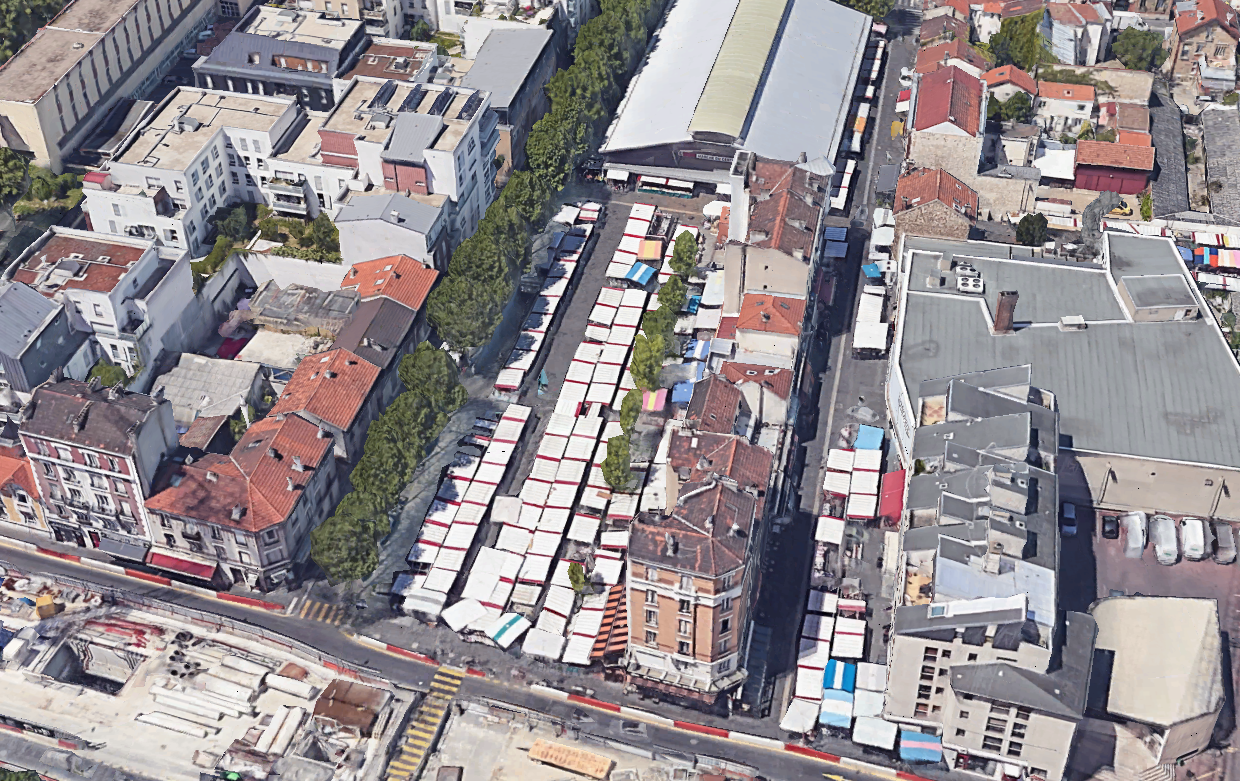 Aubervilliers place rosa parks