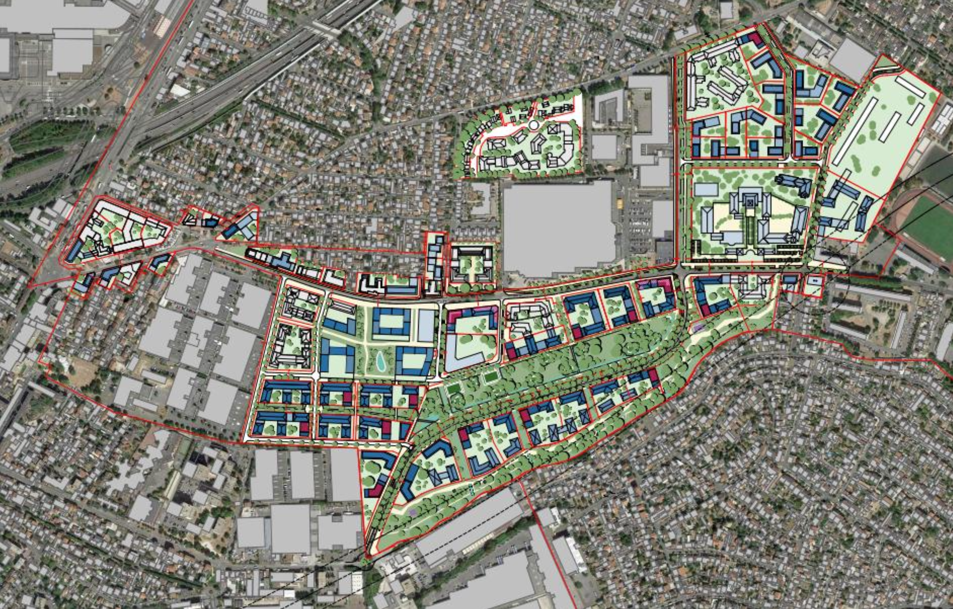 Plan Masse ZAC de la Molette