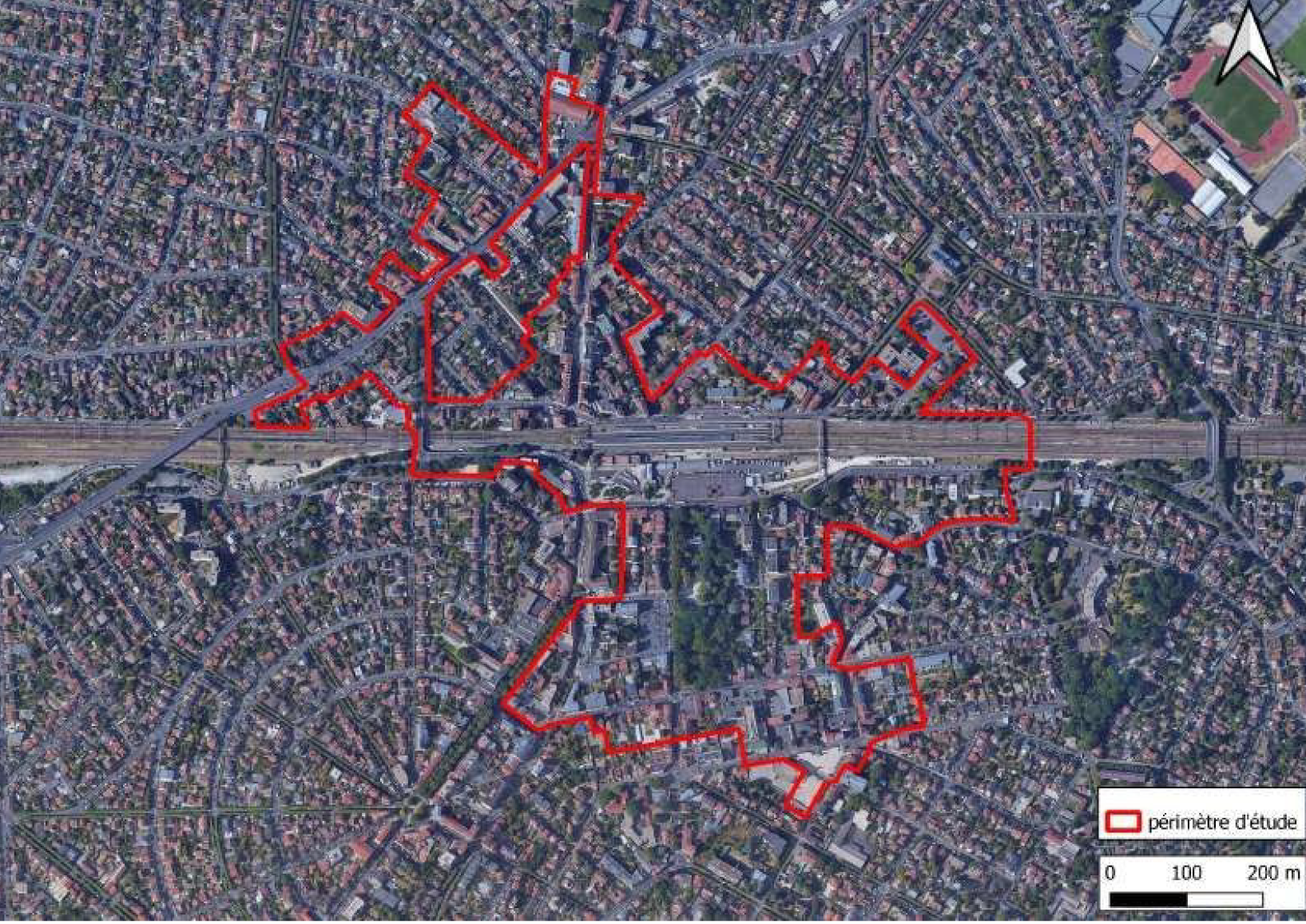 Aulnay sous Bois ZAC Centre Gare périmètre 2