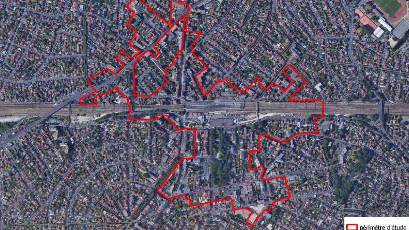 Aulnay sous Bois ZAC Centre Gare périmètre 2