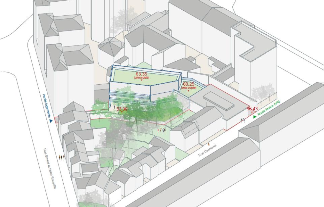 PariSeine Damesme Axonométrie