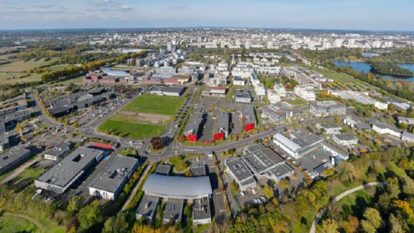 Tours   ZAC du Quartier des 2 Lions   Vue aérienne