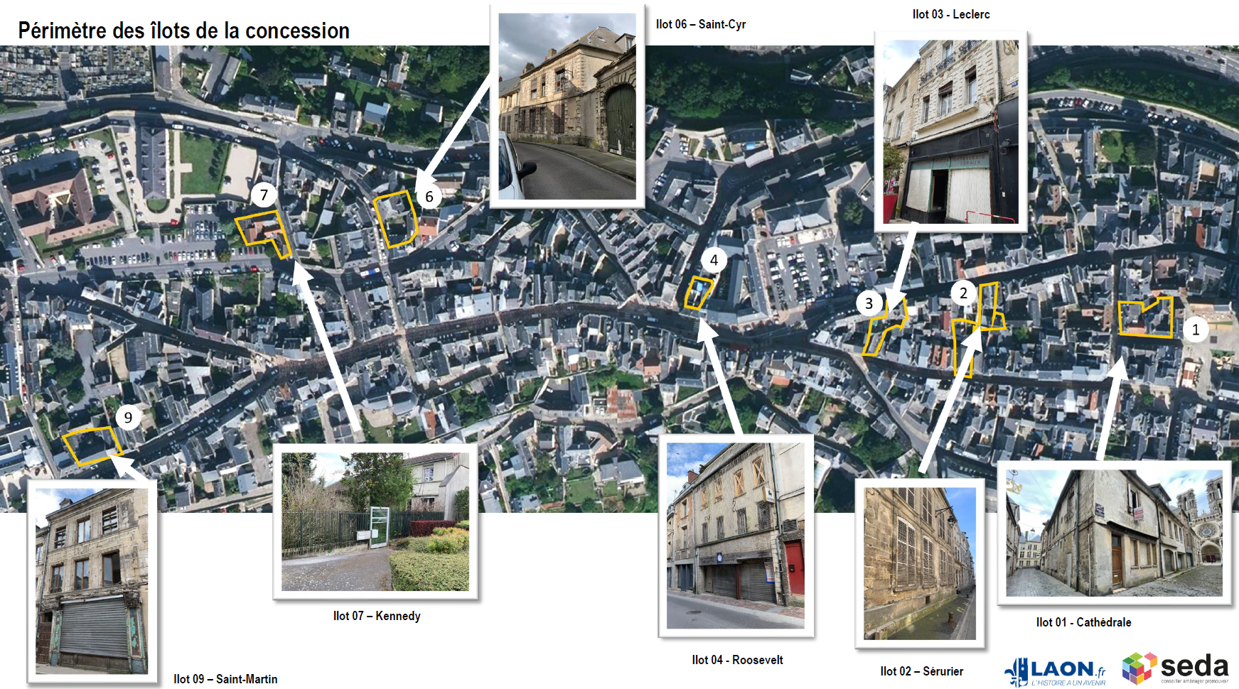 Laon concession d'aménagement ilots prioritaires
