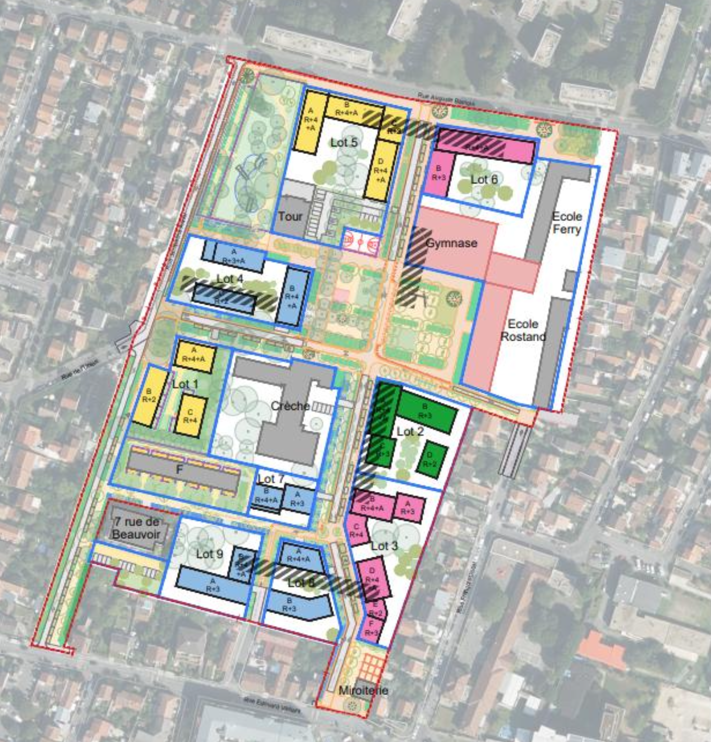 Plan Guide NPNRU Blanqui Bondy