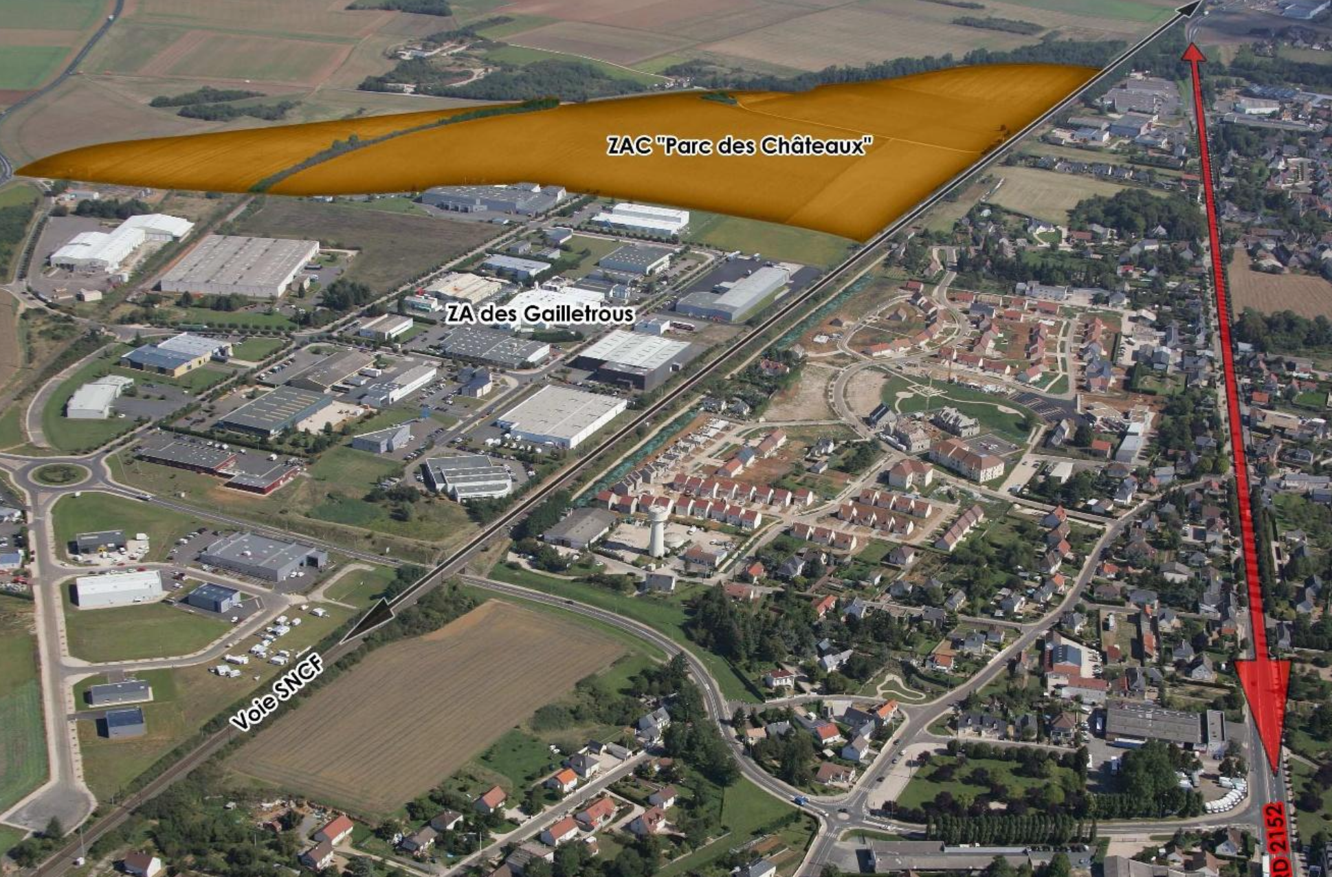 La Chaussée Saint Victor   ZAC du Parc des Châteaux