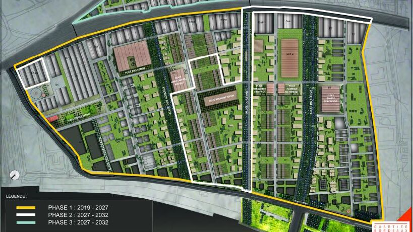 Bordeaux Brazza phases