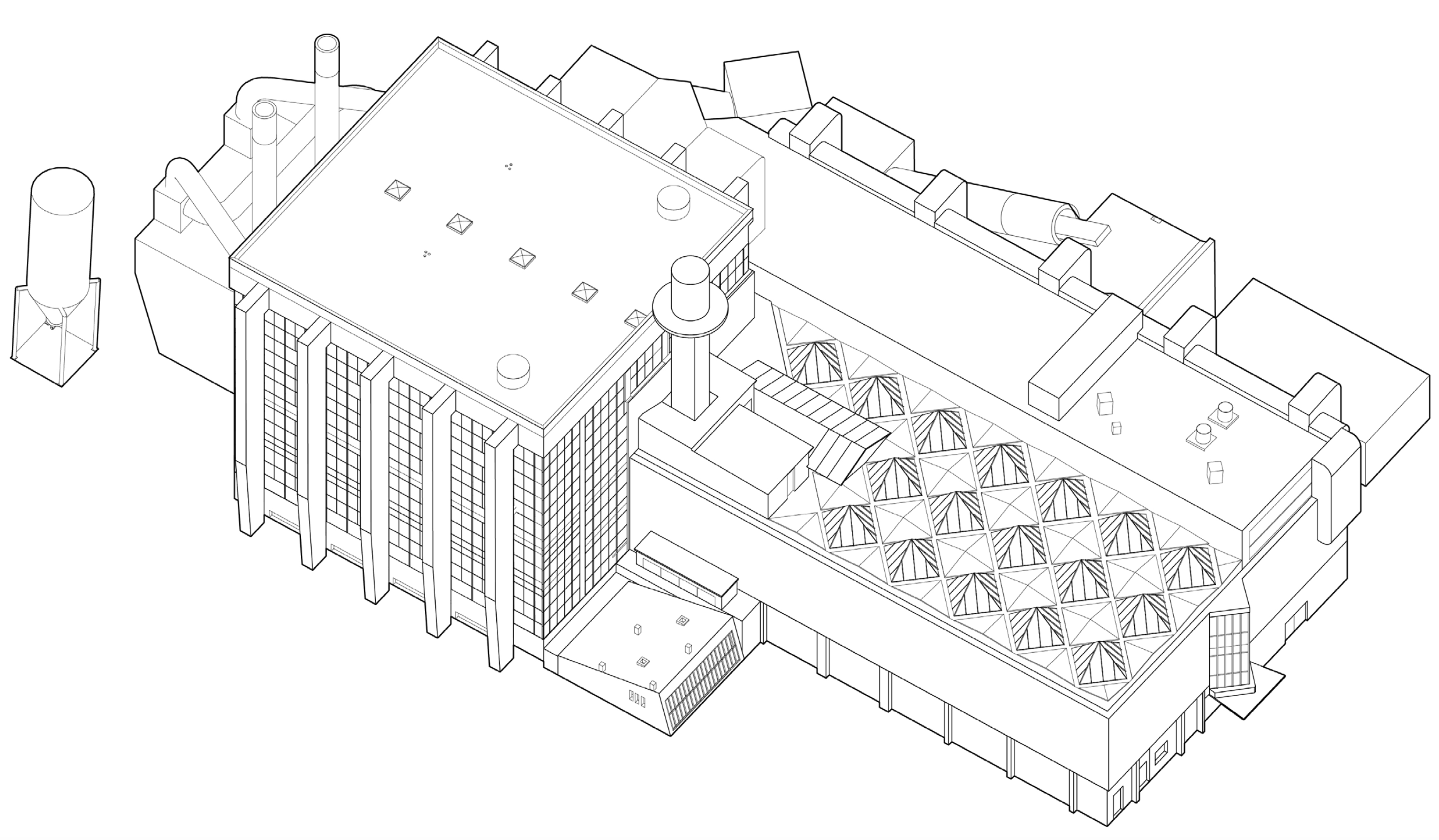 Perspective sur la chaufferie