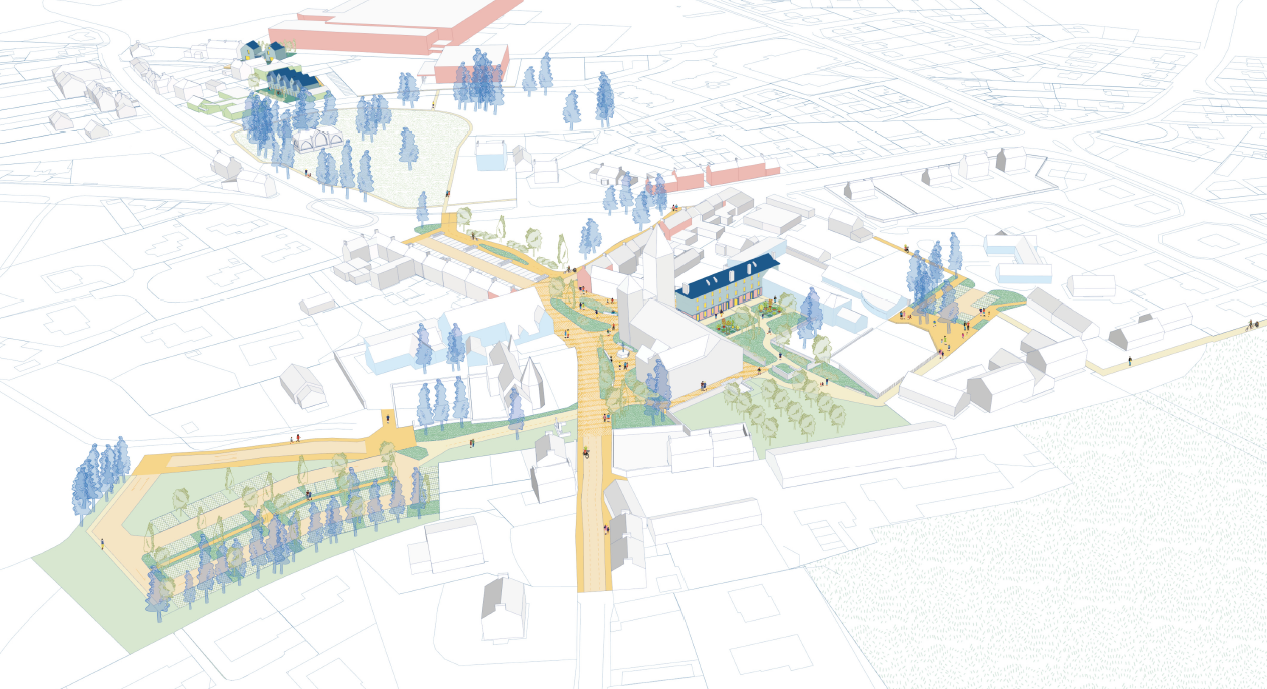 Le Flogoet   reamenagement coeur de bourg (4)