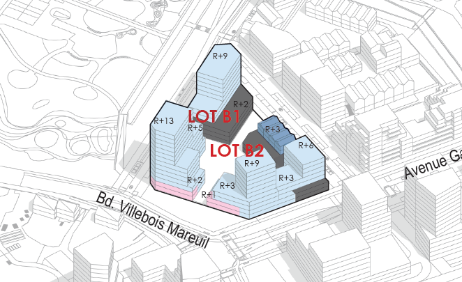 ZAC Chardonnet B volumétrie