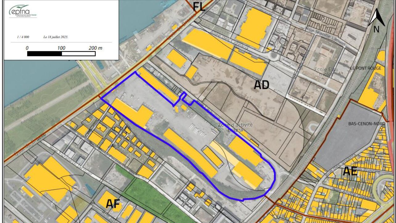 Bordeaux Brazza foncier