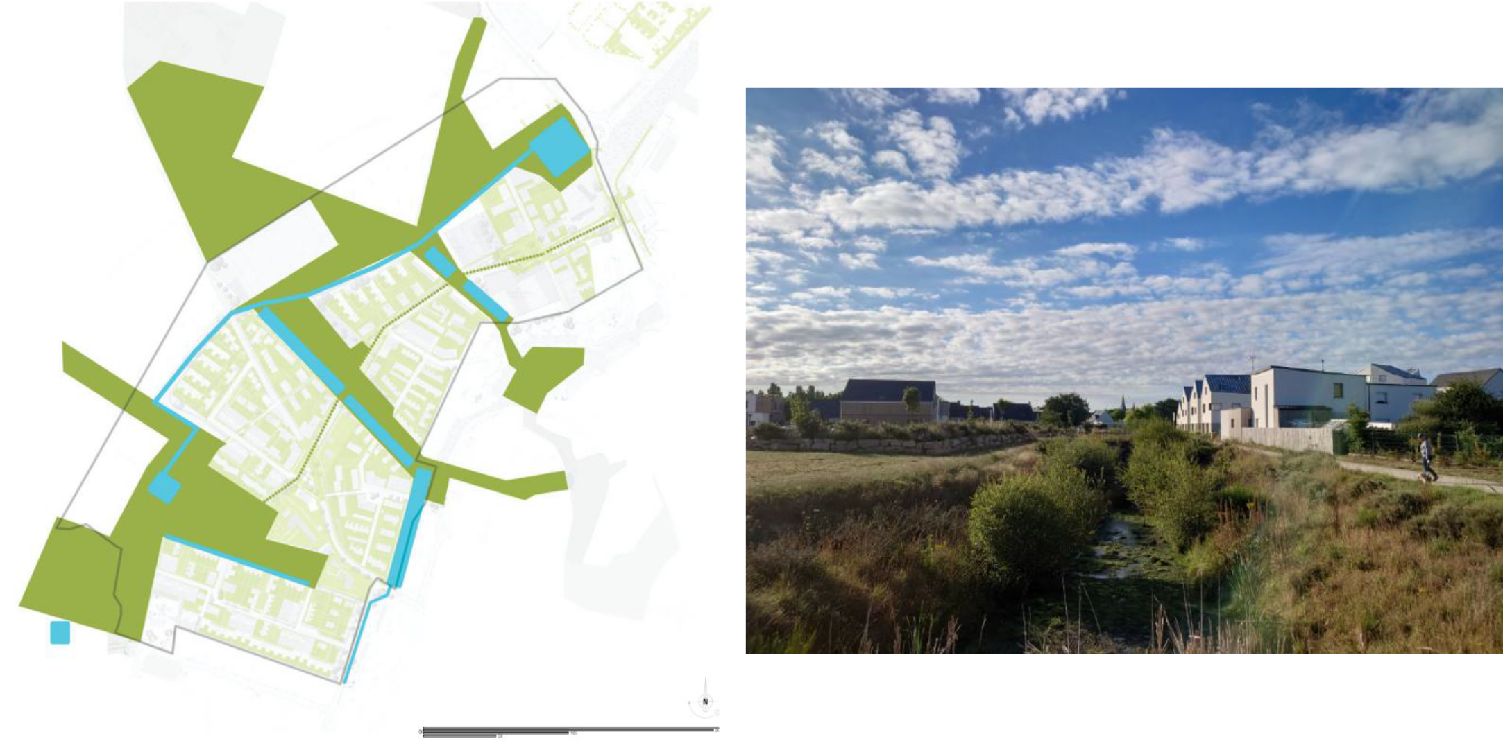 Guérande ZAC Maisonneuve espaces verts