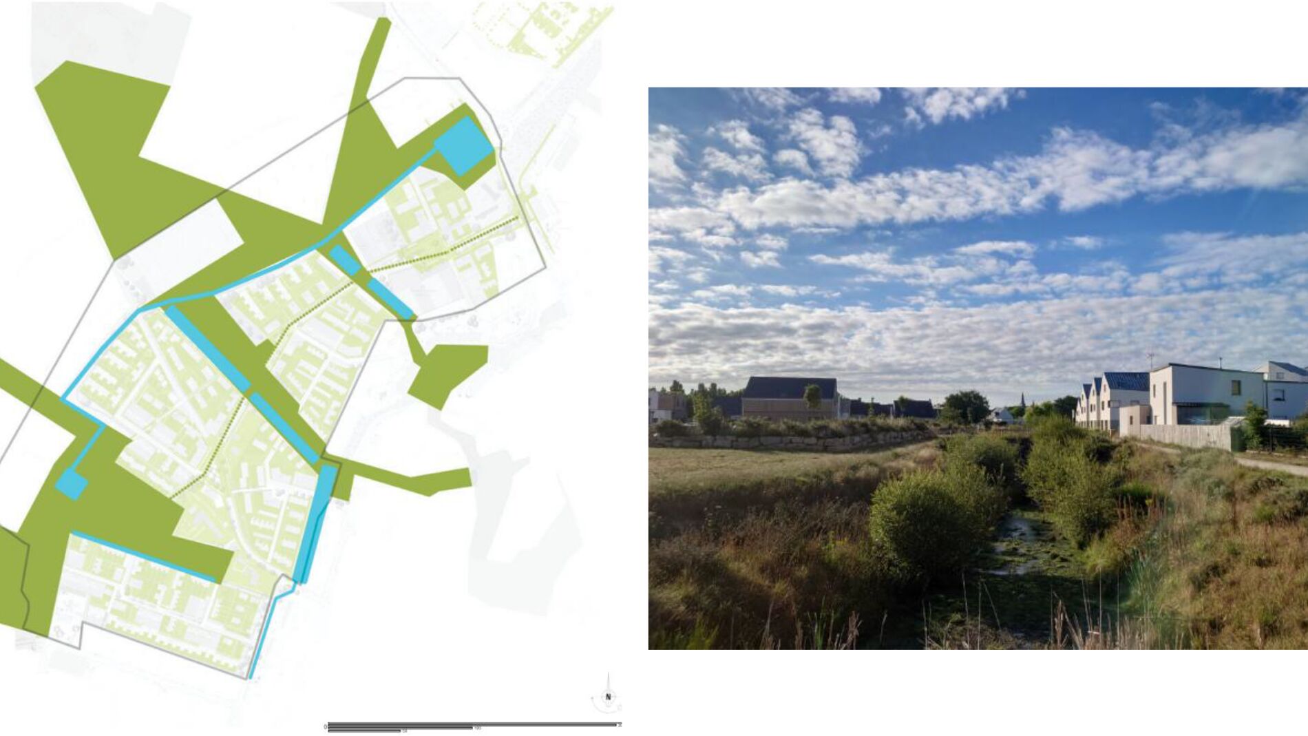 Guérande ZAC Maisonneuve espaces verts