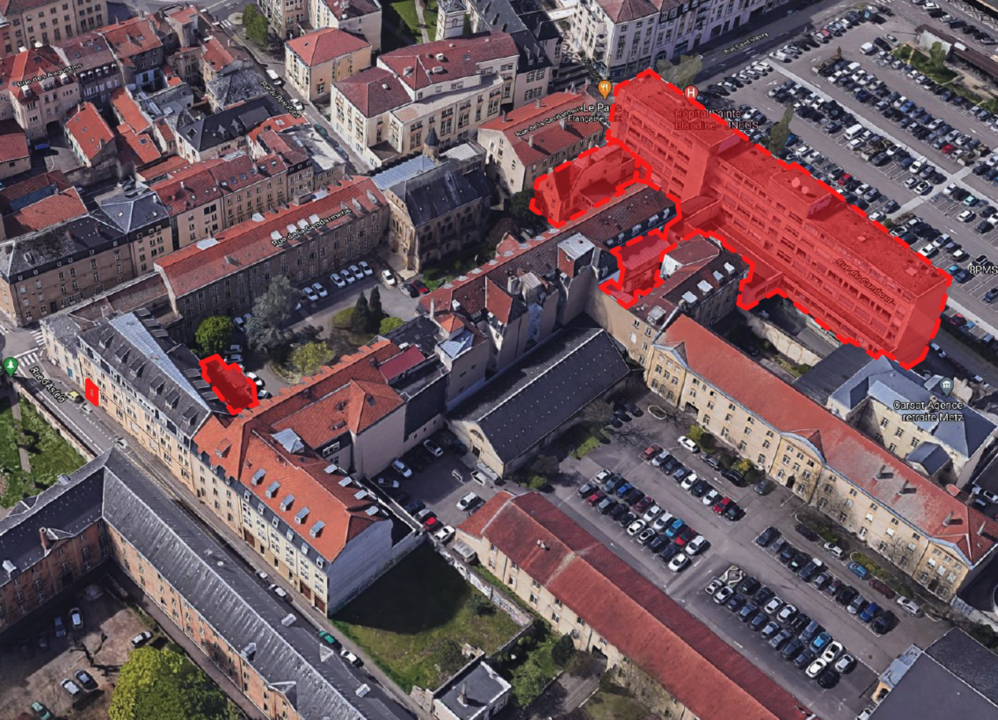 Hôpital Sainte Blandine   Démolition