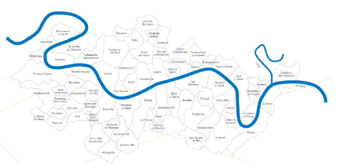 Grand Paris Seine et Oise carte