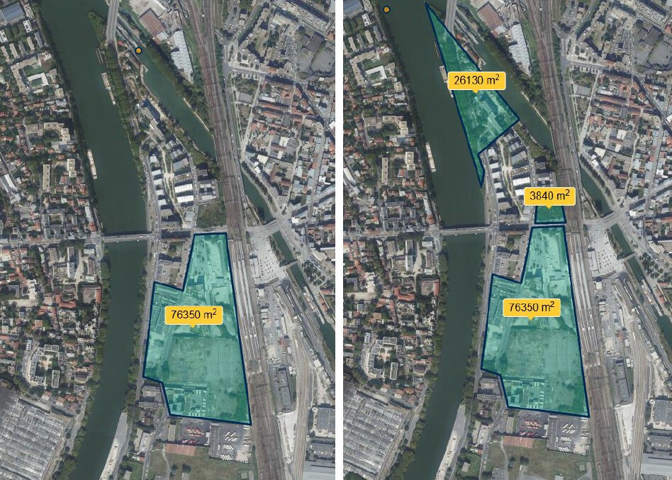 Saint Denis   ZAC Confluence Sud   Evolution du périmètre