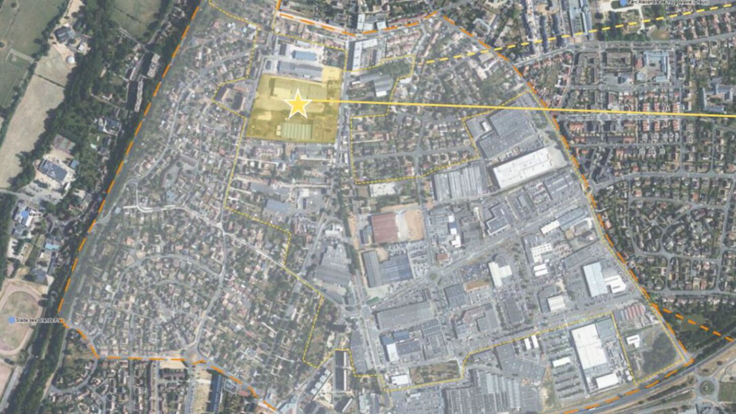 Vernouillet Quartier spectaculaire périmètre site pilote