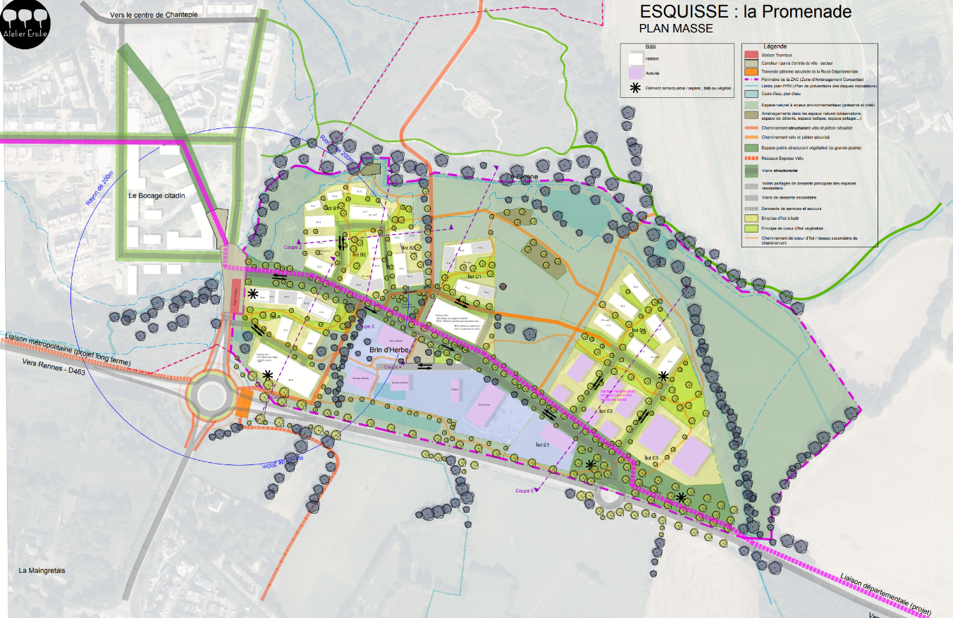 ZAC du Blosne Plan guide