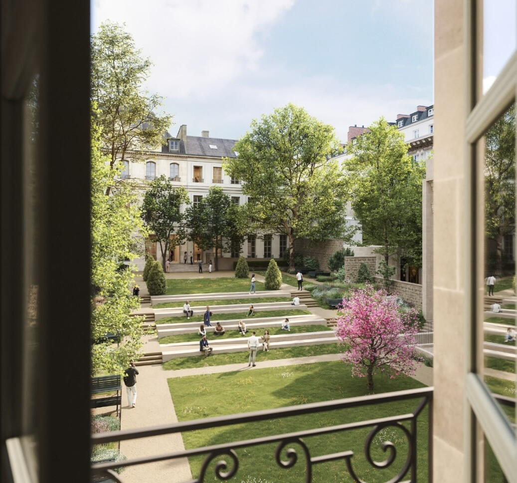 Perspective réhabilitation Sciences Po Jardins 3